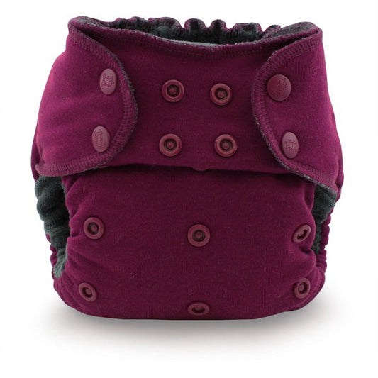 Ecoposh OBV One Size Fitted Cloth Diaper - Boysenberry
