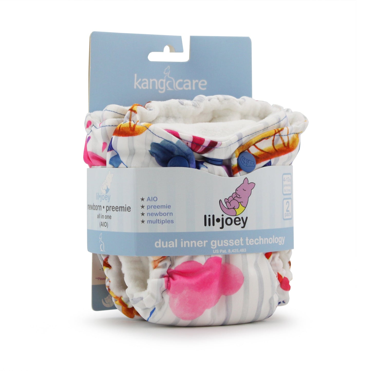 Lil Joey All In One Cloth Diaper (2 pk) - Soar