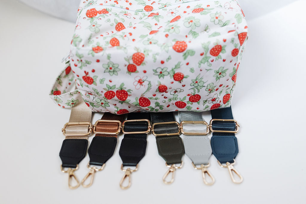 Limelight | Strawberry Patch Water Resistant Diaper Pod / Travel Cube