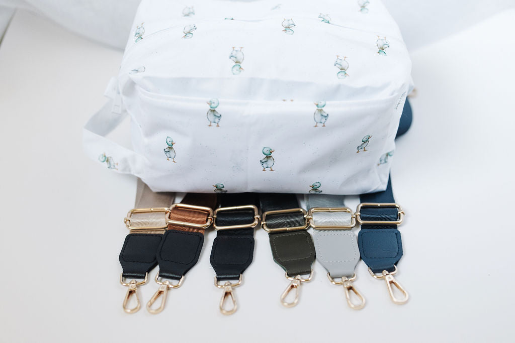Deep Sea | Lucky Ducky Water Resistant Diaper Pod / Travel Cube