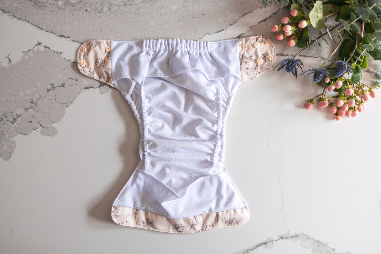 "The Elite Double Gusset Pocket Diaper" by Happy BeeHinds