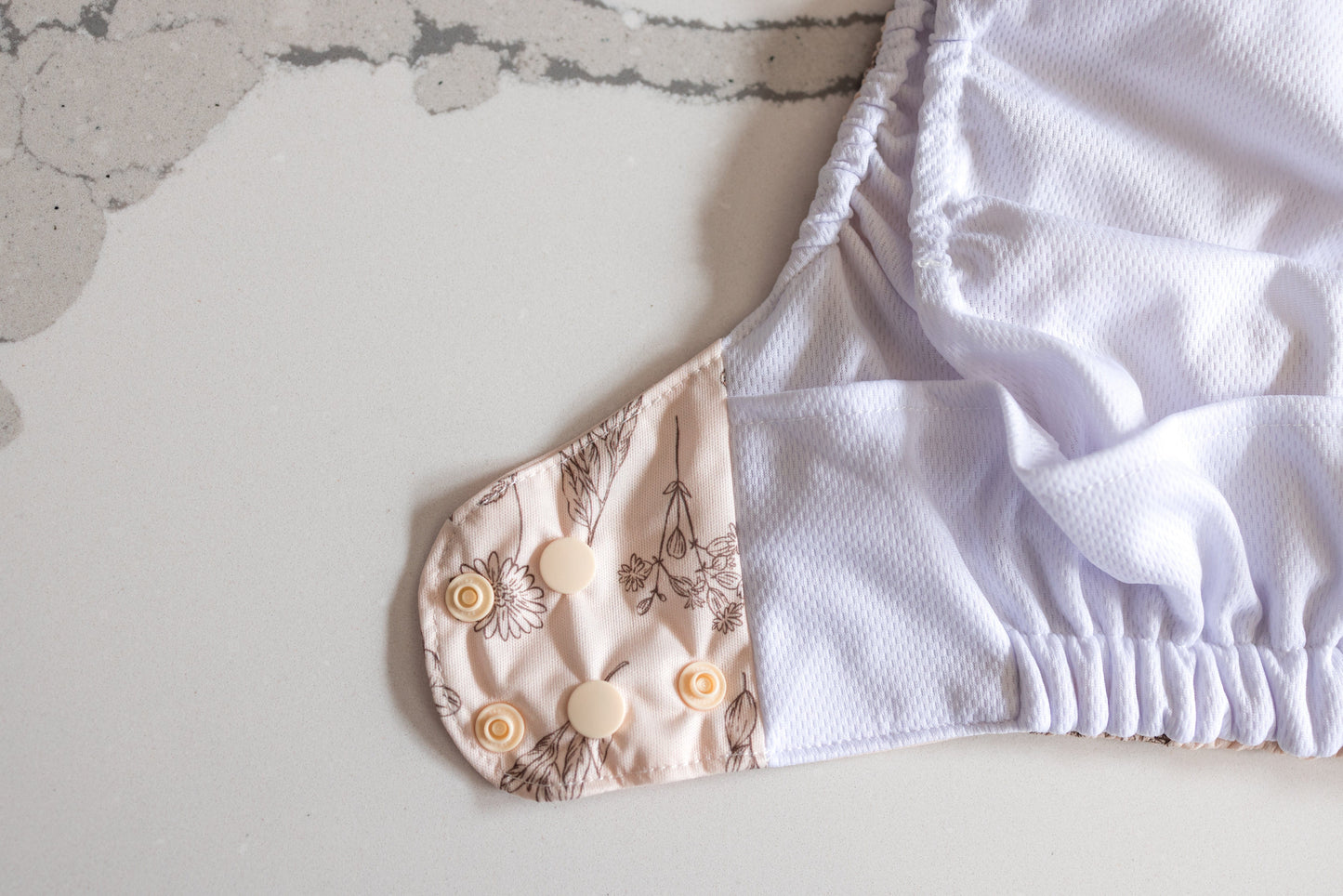 "The Elite Double Gusset Pocket Diaper" by Happy BeeHinds