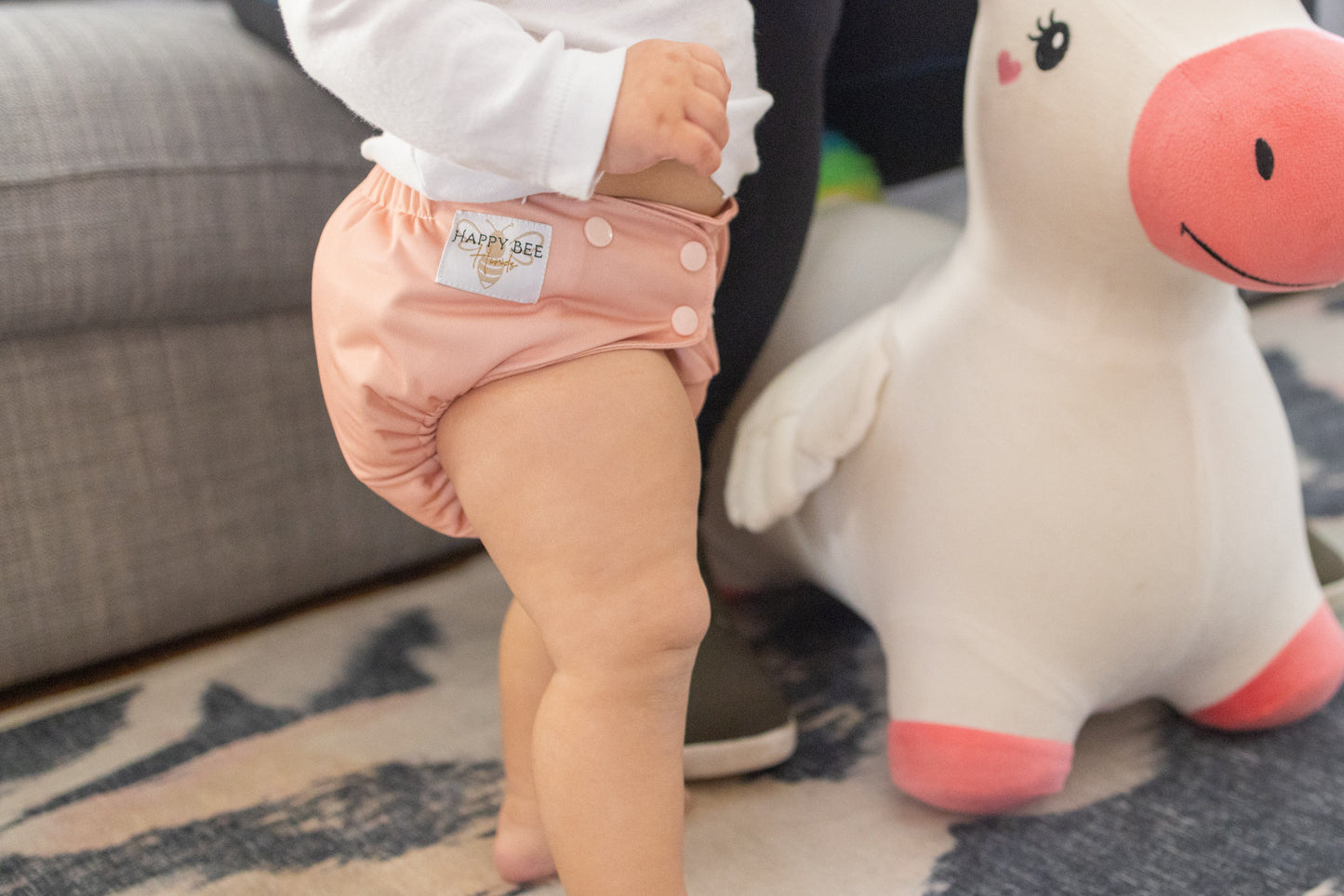 "The Elite Double Gusset Pocket Diaper" by Happy BeeHinds