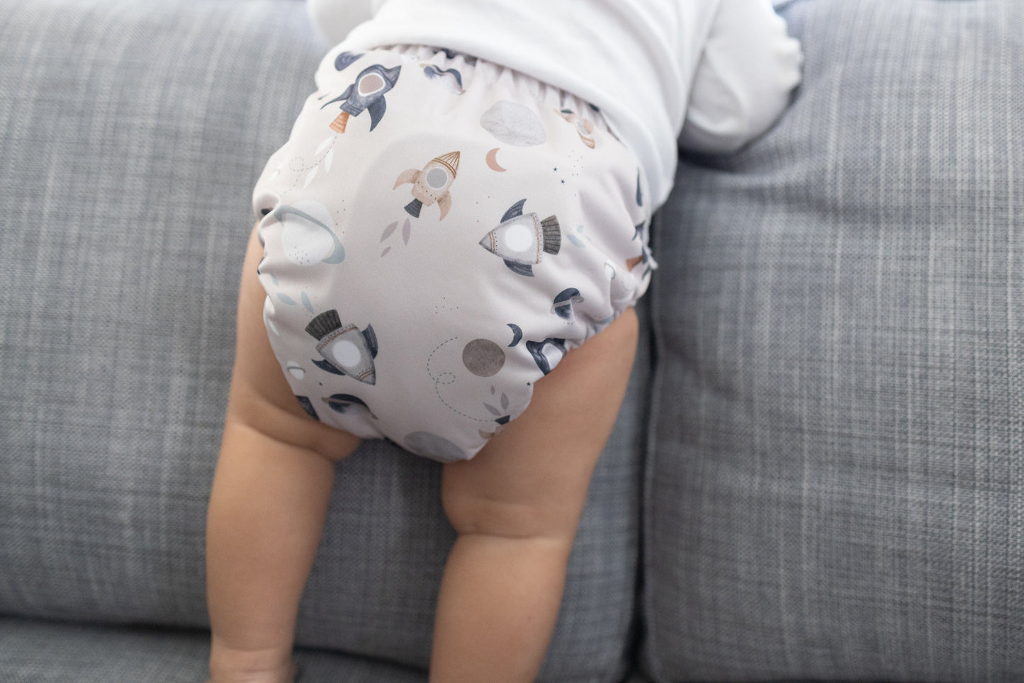 "The Elite Double Gusset Pocket Diaper" by Happy BeeHinds