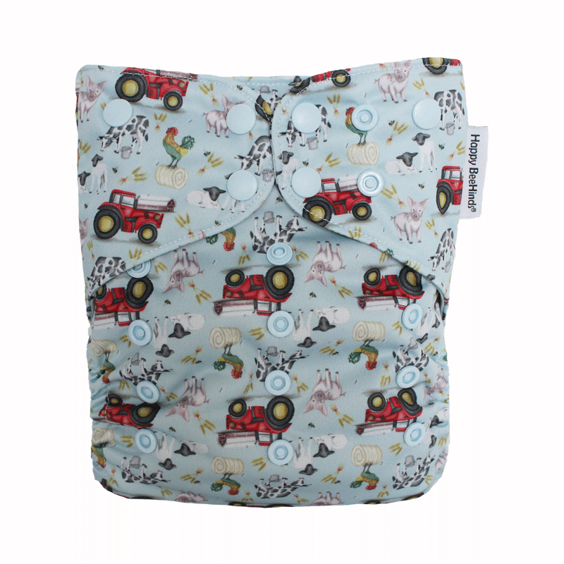 New Updated - The "EZ" Pocket Diaper by Happy BeeHinds
