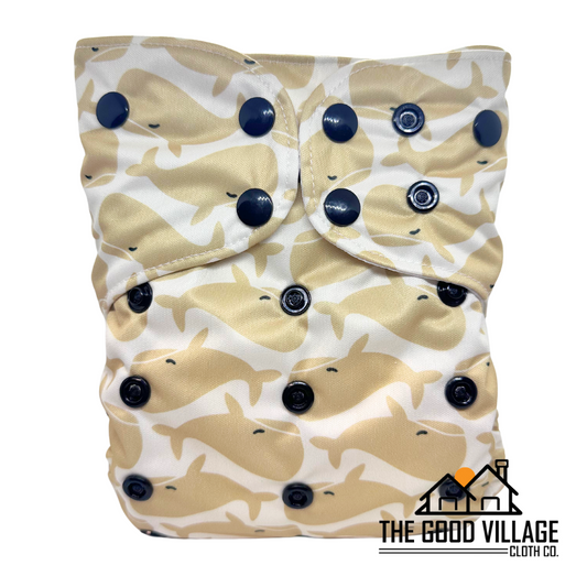 One Size Pocket Diaper | Oh-Whale