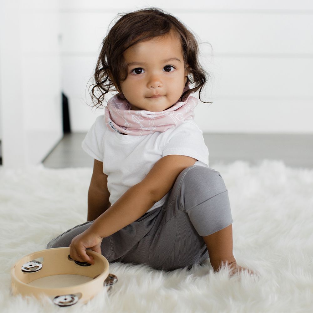Bazzle Baby BandoBib Infinity Scarf Drool Bib 2 Pack - Various Colors