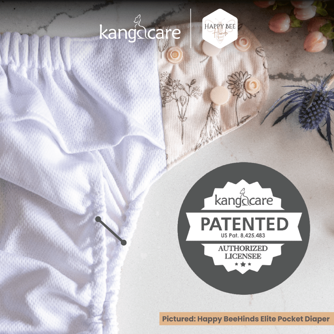 "The Elite Double Gusset Pocket Diaper" by Happy BeeHinds
