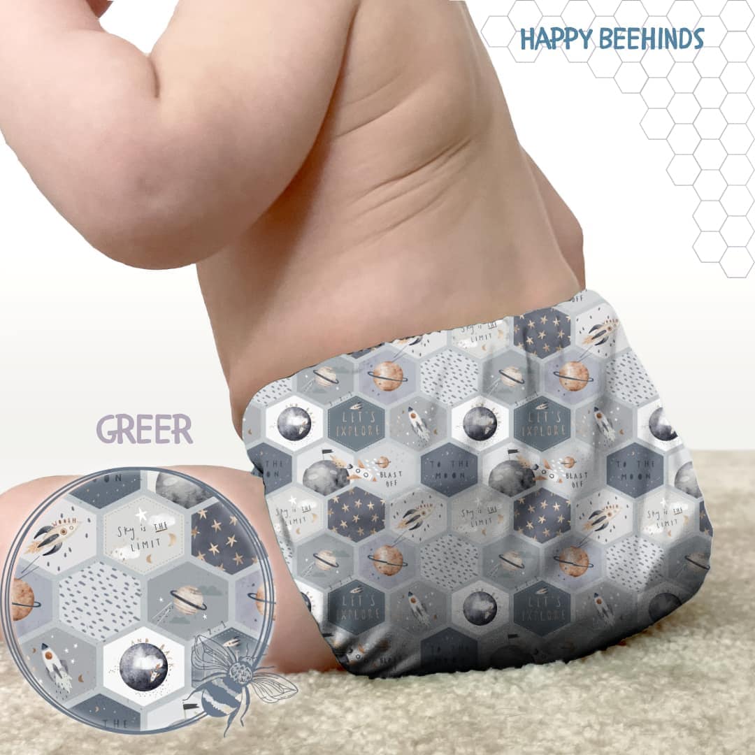 Spring Collection 2025 - New Updated - The "Bally" One Size Diaper Cover