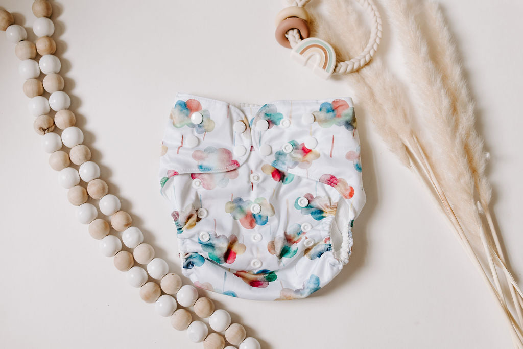 Happy Clouds Reusable Cloth Pocket Diaper