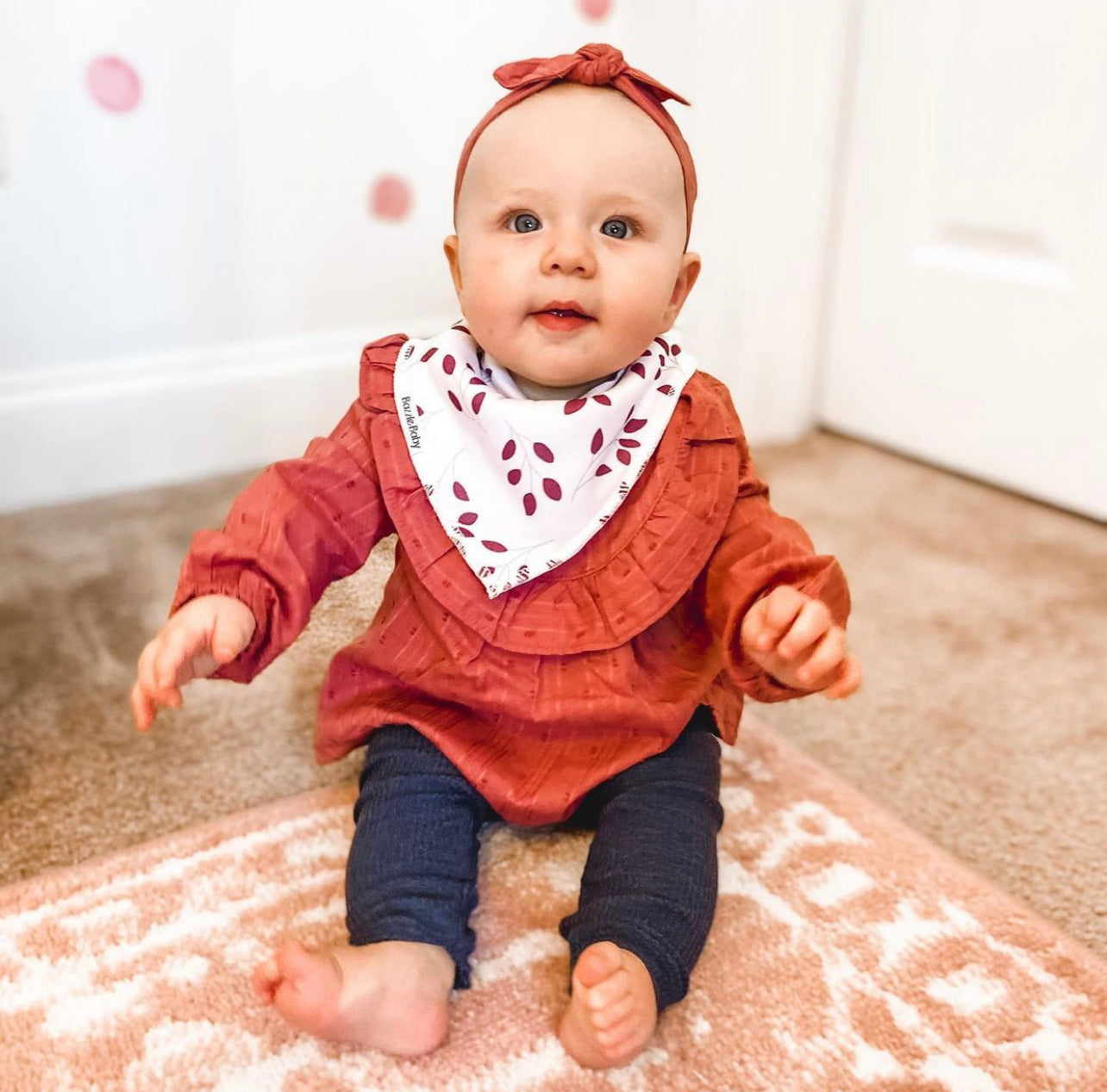 Sloane Organic Bandana Bib 4-Pack