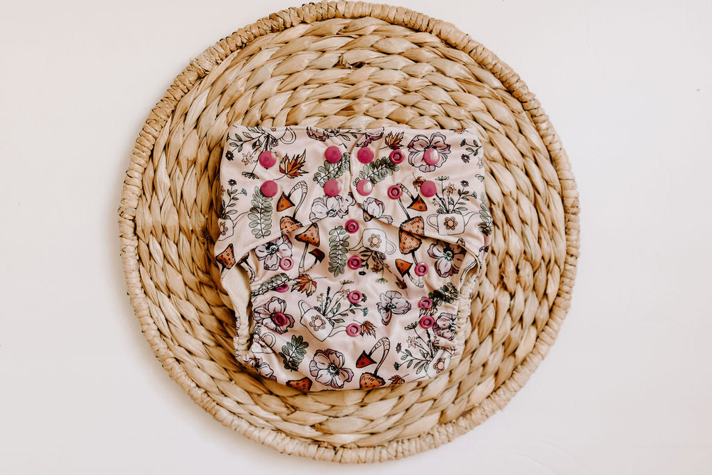 Garden Party Reusable Cloth Pocket Diaper