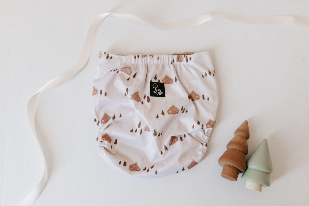 Cozy Cabin Reusable Cloth Diaper Cover