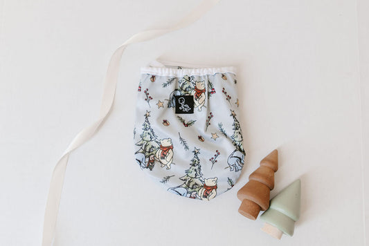 Classic Pooh's Christmas Newborn Reusable Cloth Diaper Cover