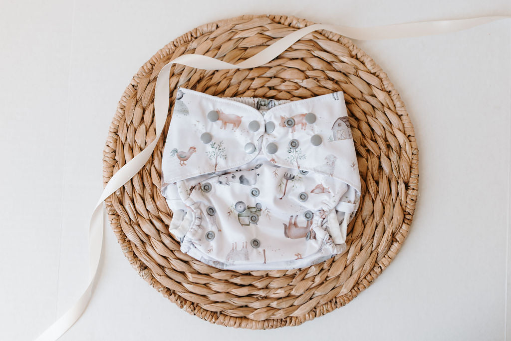 Farm Life Reusable Cloth Diaper Cover