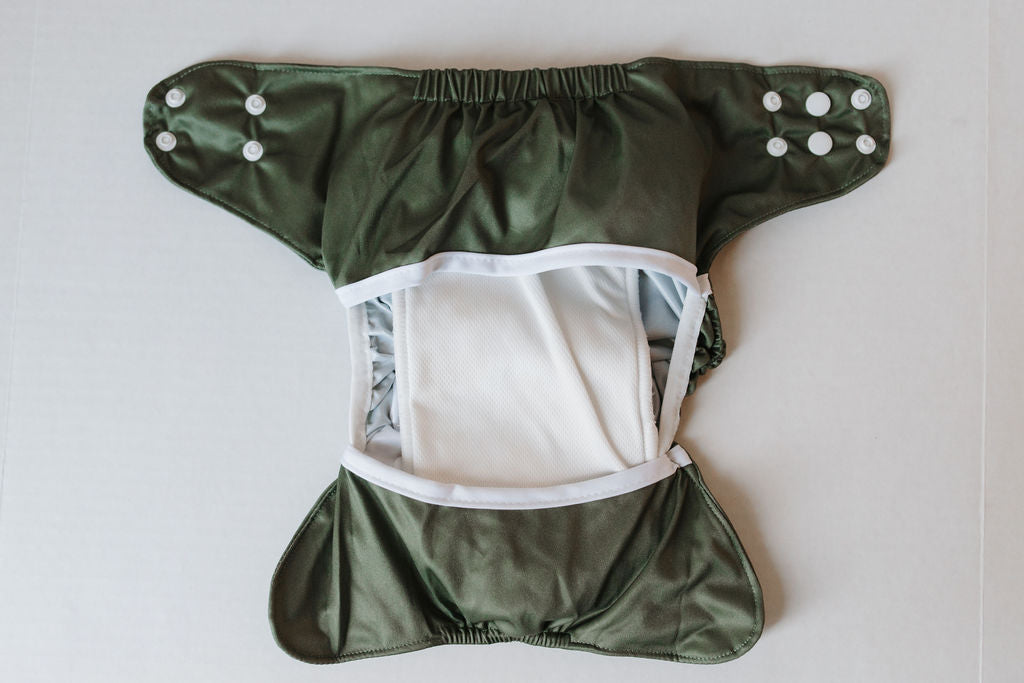 Olive Reusable Cloth Diaper Cover