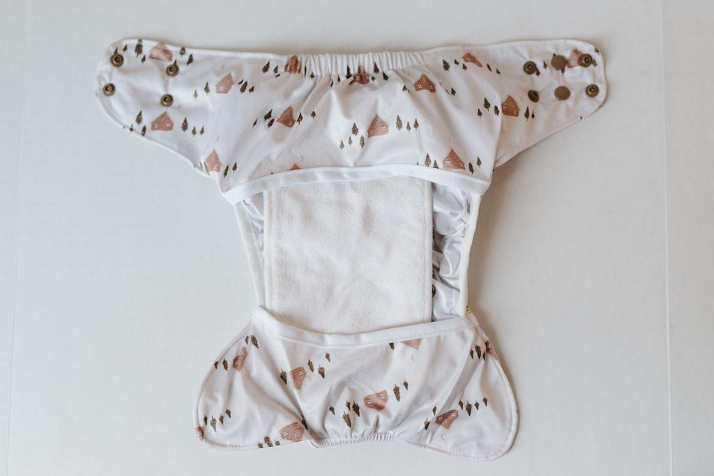 Cozy Cabin Reusable Cloth Diaper Cover