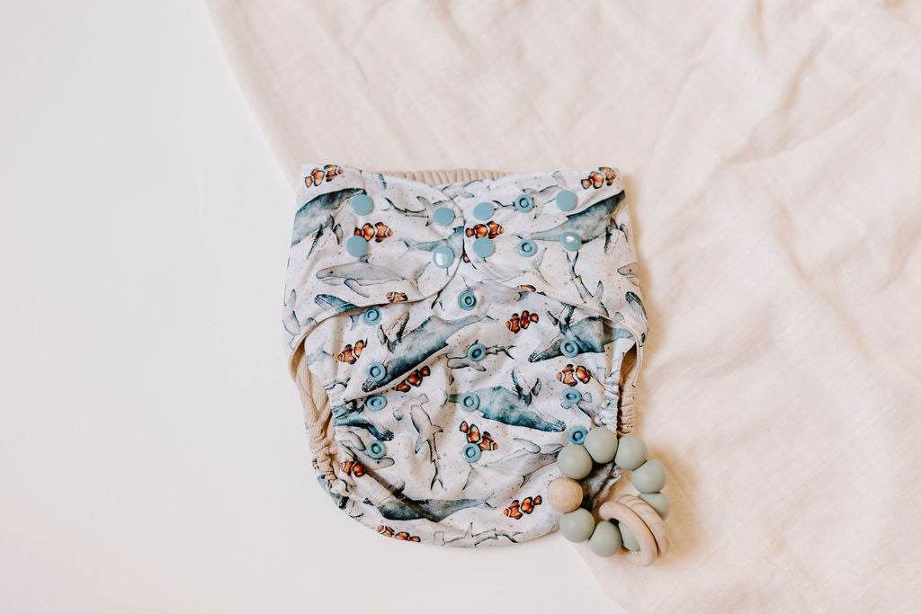 Fin Friends Reusable Cloth Pocket Diaper