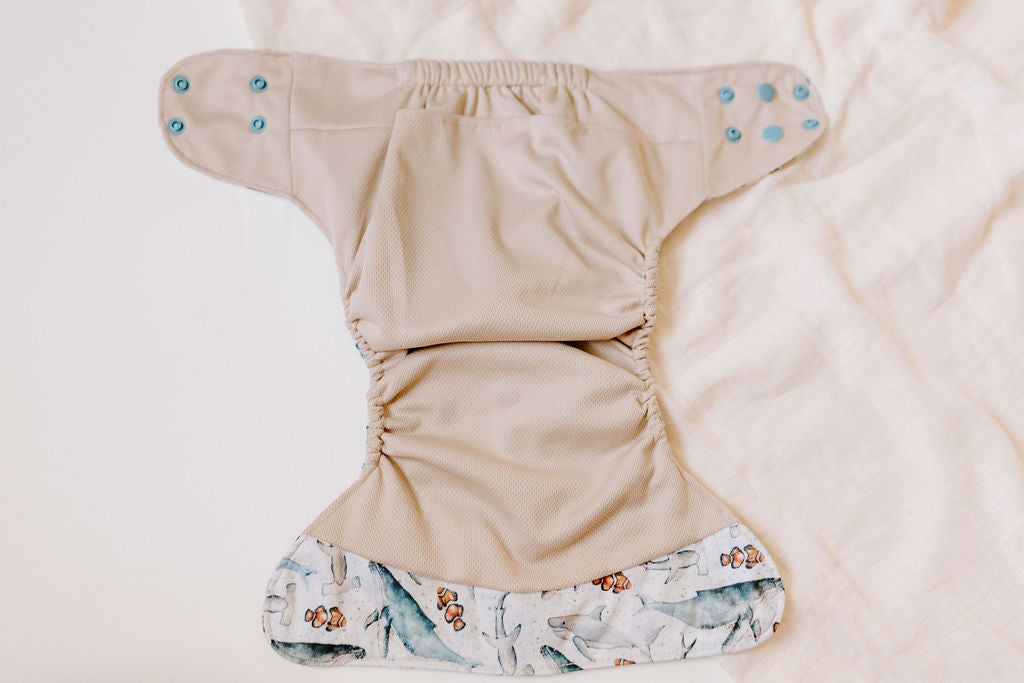 Fin Friends Reusable Cloth Pocket Diaper