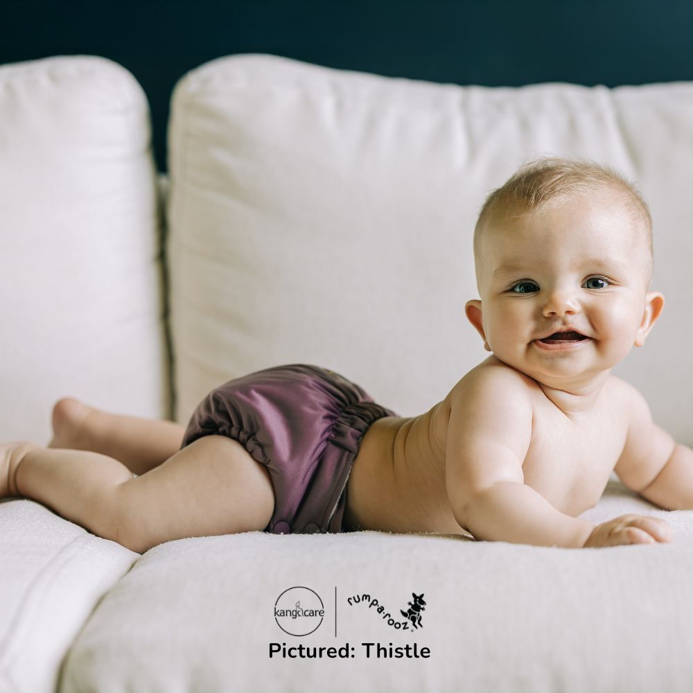 Rumparooz OBV G3 One Size Pocket Cloth Diaper - Storm White