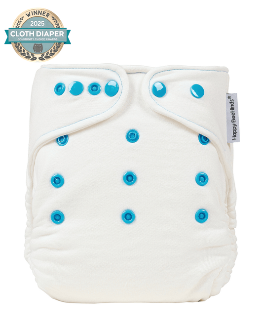 The Absorber One Size + Fitted Diaper by Happy BeeHinds