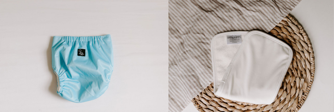 Cyan Reusable Cloth Pocket Diaper