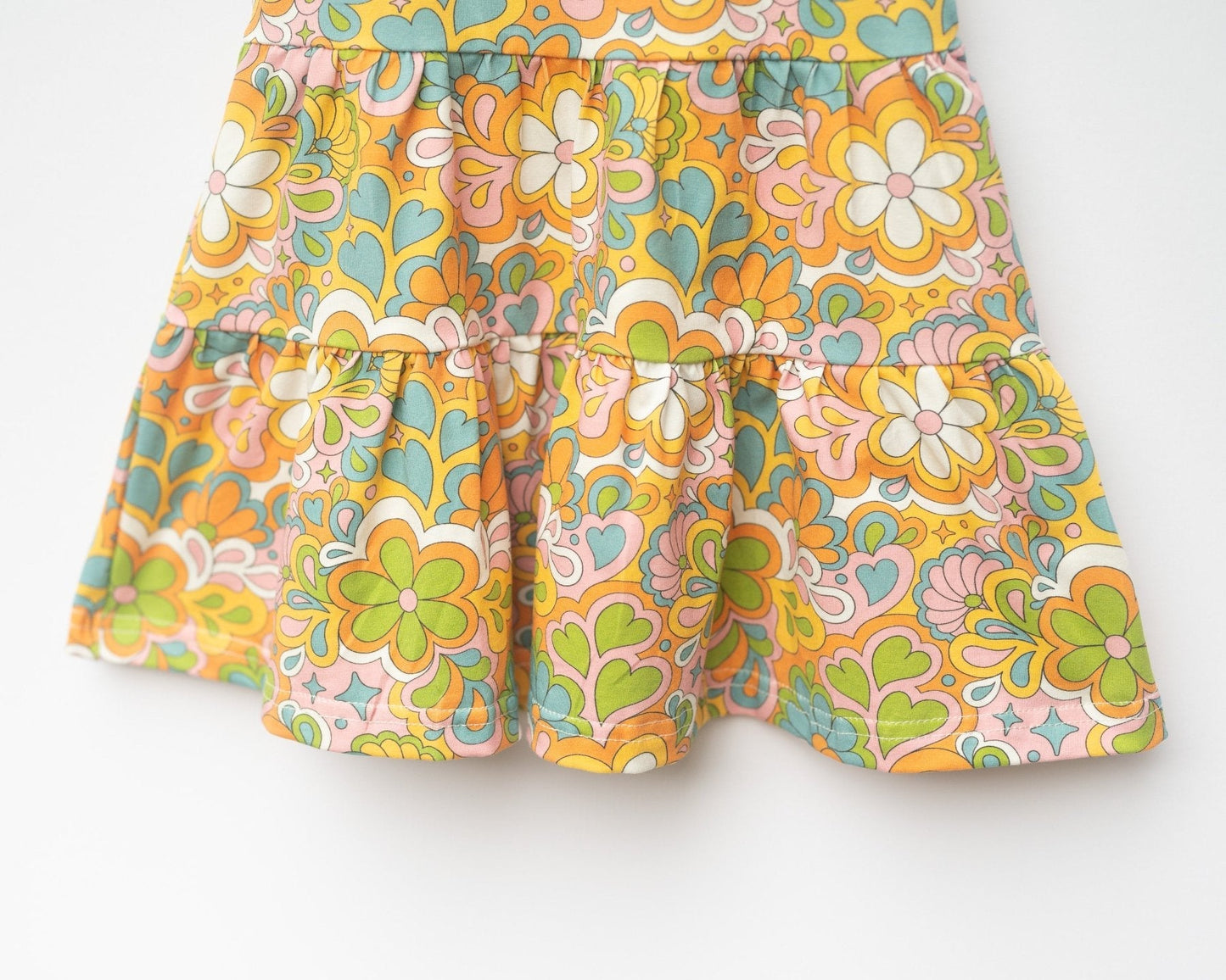 Groovy Flower Power Girls' Tank Top Dress