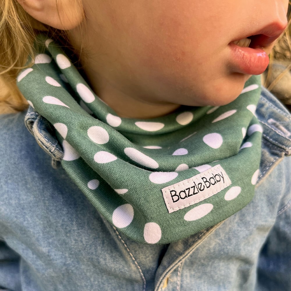 Bazzle Baby BandoBib Infinity Scarf Drool Bib 2 Pack - Various Colors