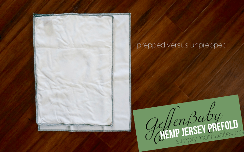 Jersey Cloth Diaper Prefold - 60% Hemp / 40% Organic Cotton