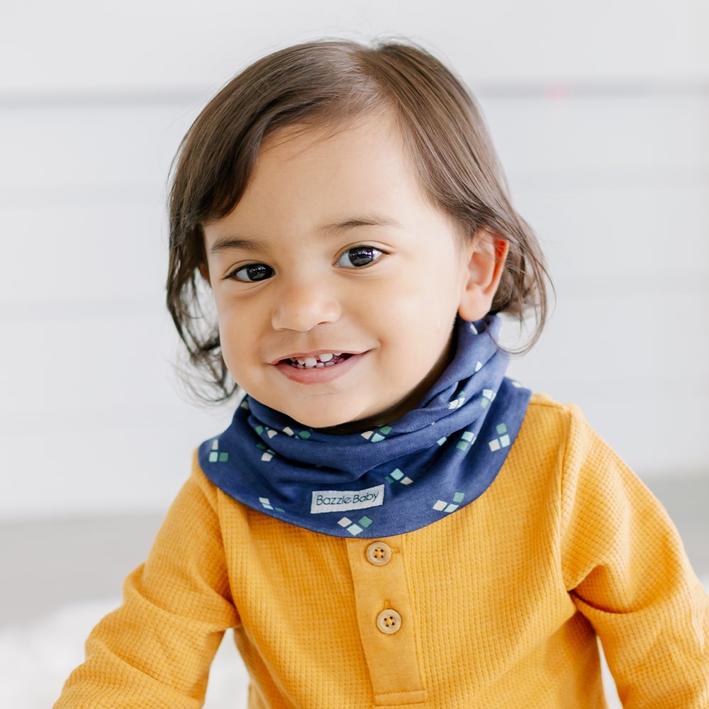 Bazzle Baby BandoBib Infinity Scarf Drool Bib 2 Pack - Various Colors