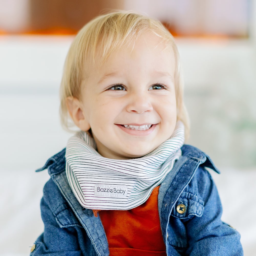 Bazzle Baby BandoBib Infinity Scarf Drool Bib 2 Pack - Various Colors