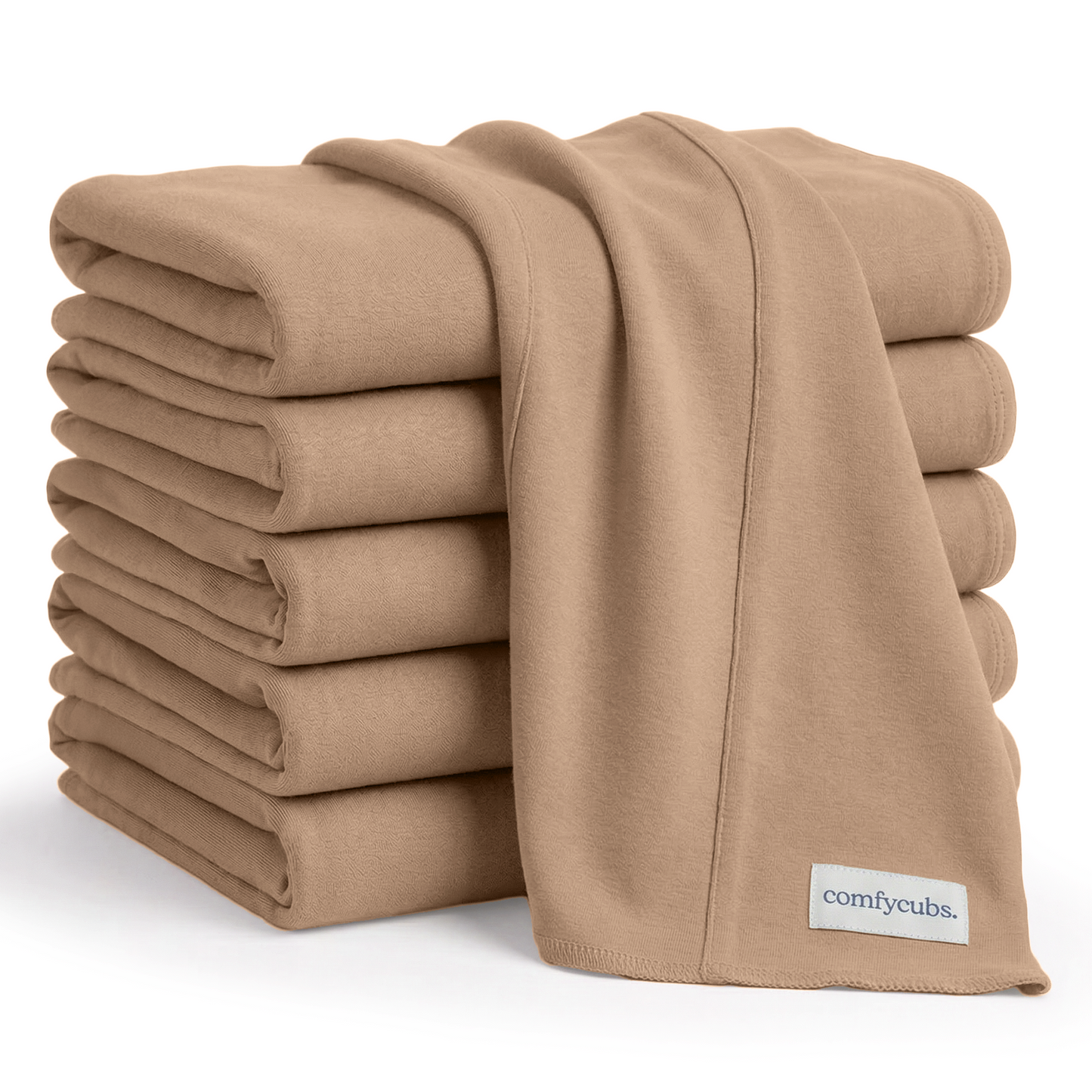 Cotton Burp Cloths in Cedar