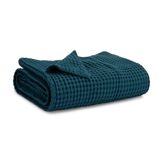 Baby Waffle Blankets in Neptune