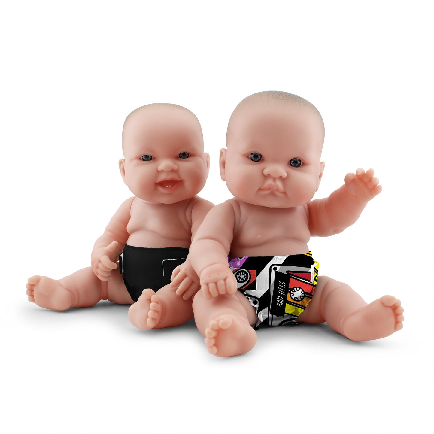 Rumparooz Doll Diapers (2 pk) - Mixtape + Phantom