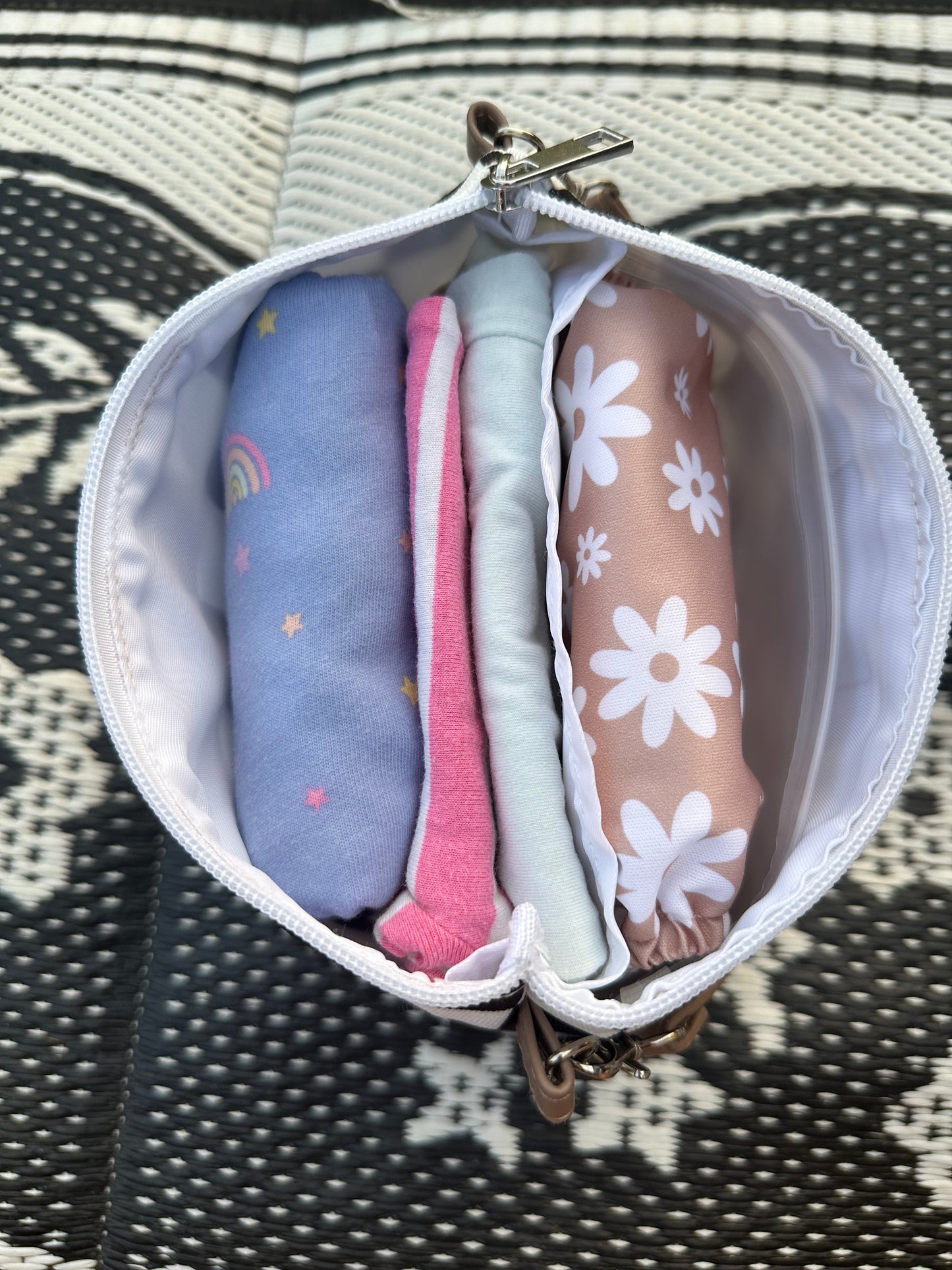 Wipes Clutch | Tan Check