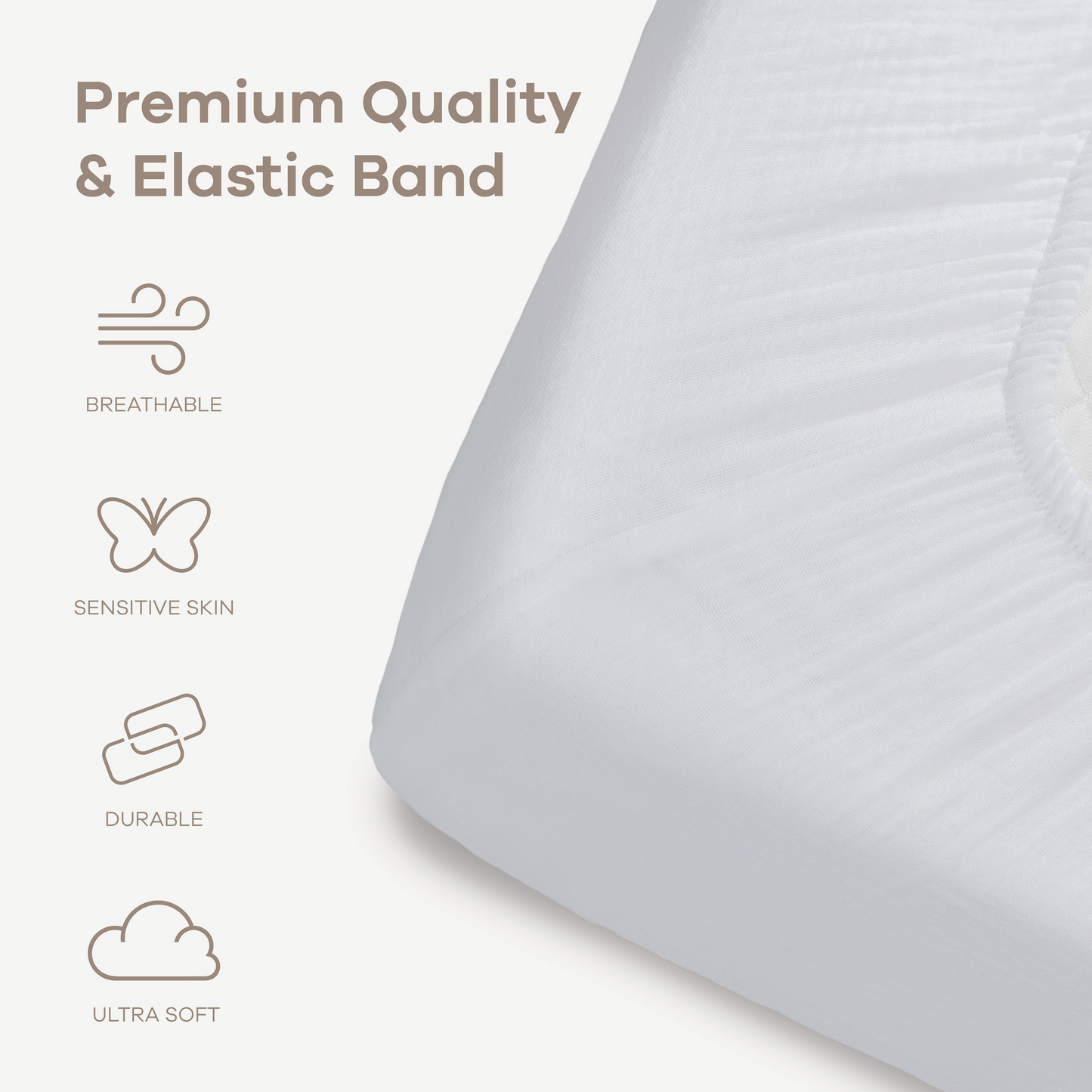 Muslin Fitted Crib Sheet, 1 Pack