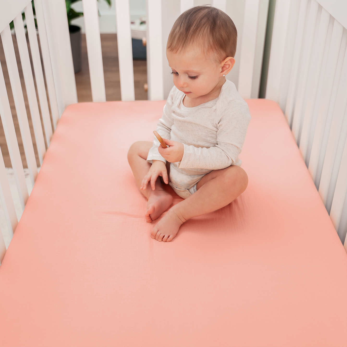 Muslin Fitted Crib Sheet, 1 Pack