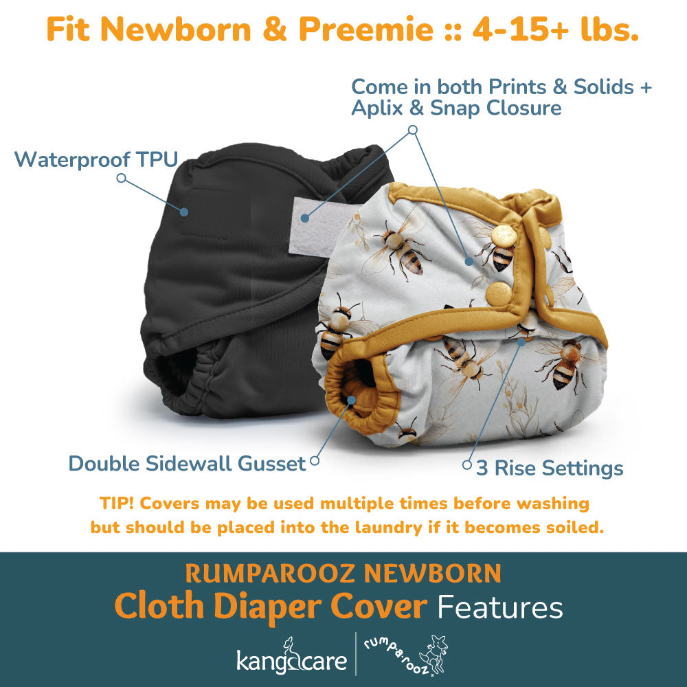 Rumparooz Newborn Cloth Diaper Covers - Scarlet