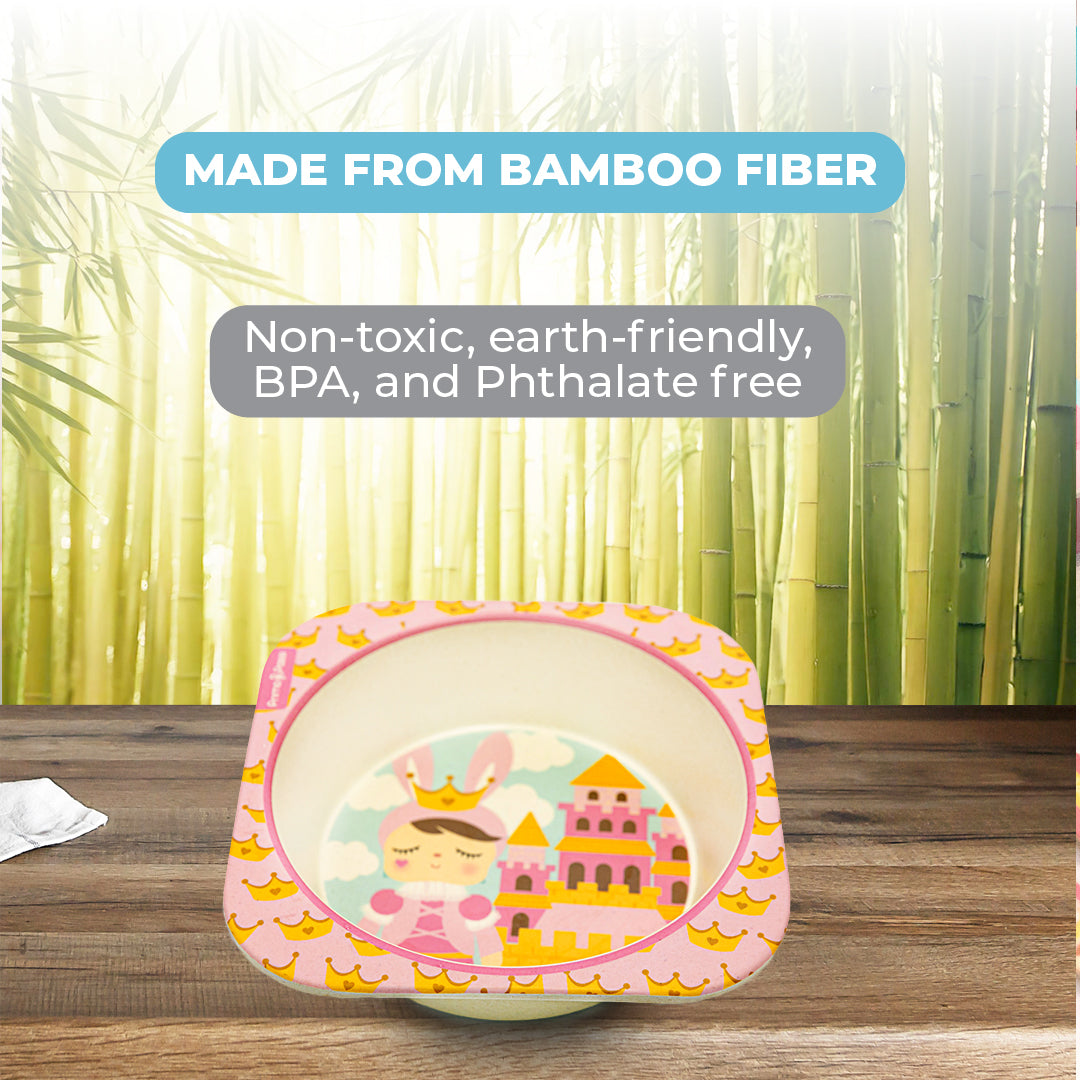 Bamboo Fiber Kids Square Bowl – Metoo Design | Primo Passi