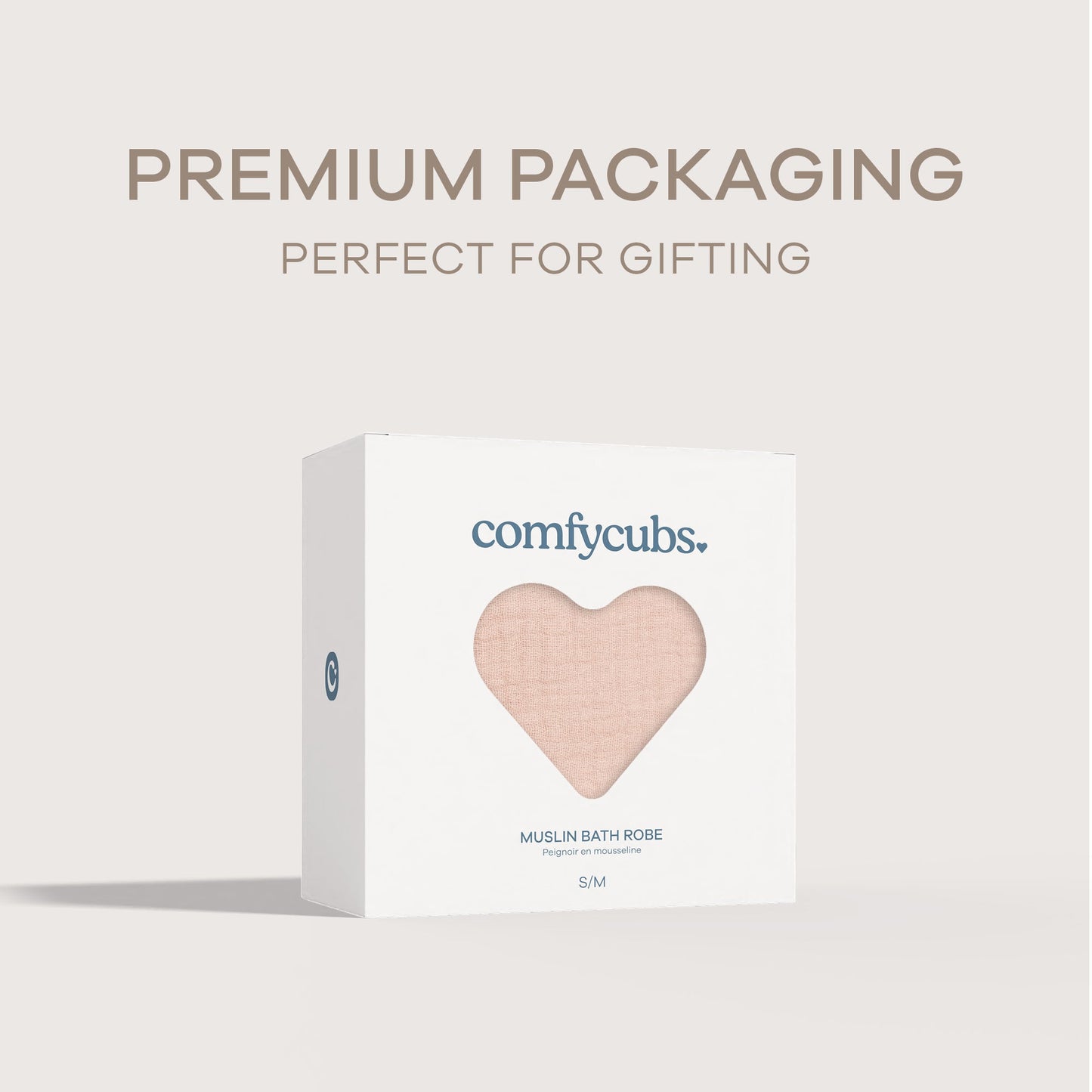 Muslin Bathrobe in Blush