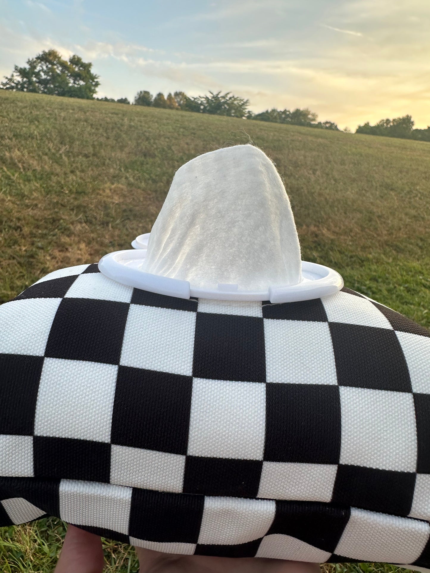 Wipes Clutch | Black Check