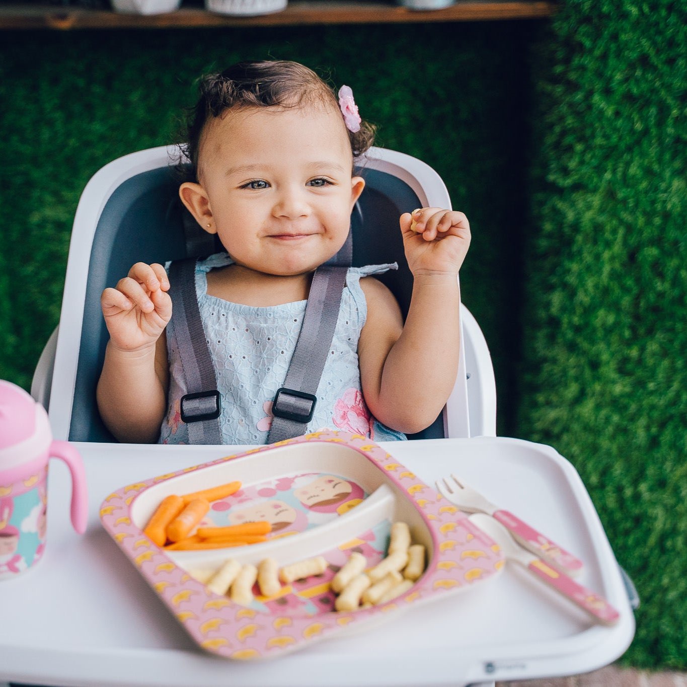 Bamboo Fiber Kids Spoon and Fork Set – Metoo Design | Primo Passi