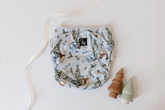 Classic Pooh's Christmas Reusable Cloth Diaper Cover