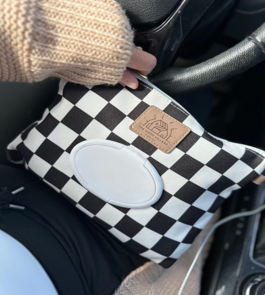Wipes Clutch | Black Check