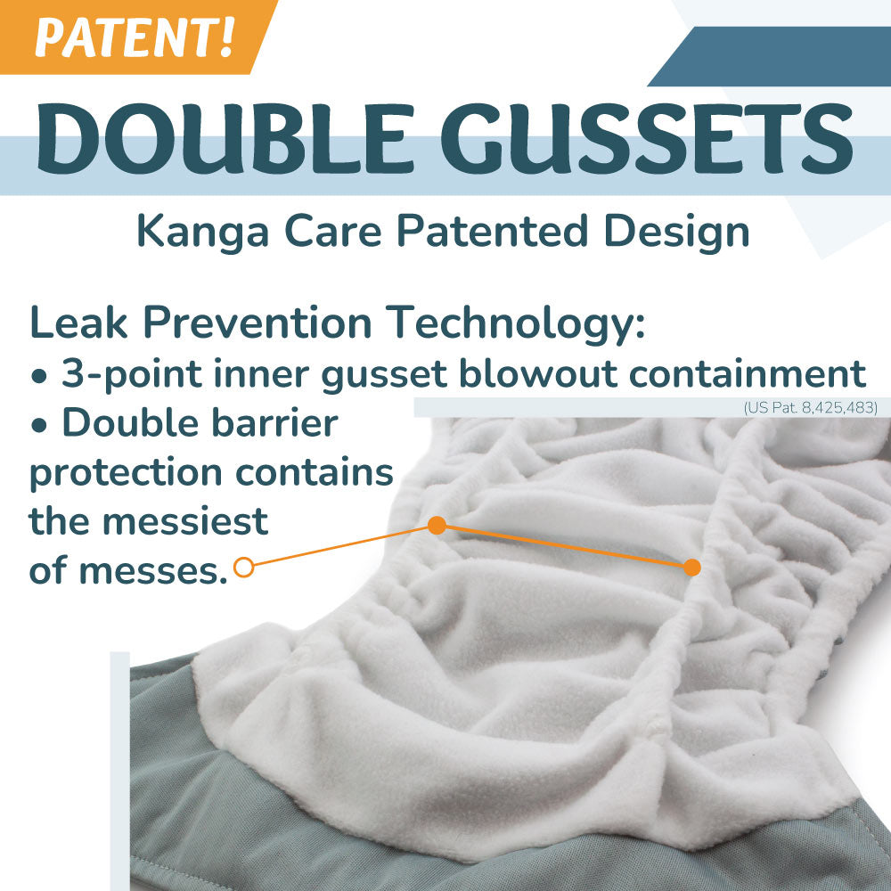 Rumparooz Stay Dry G3 One Size Pocket Cloth Diaper - Lily