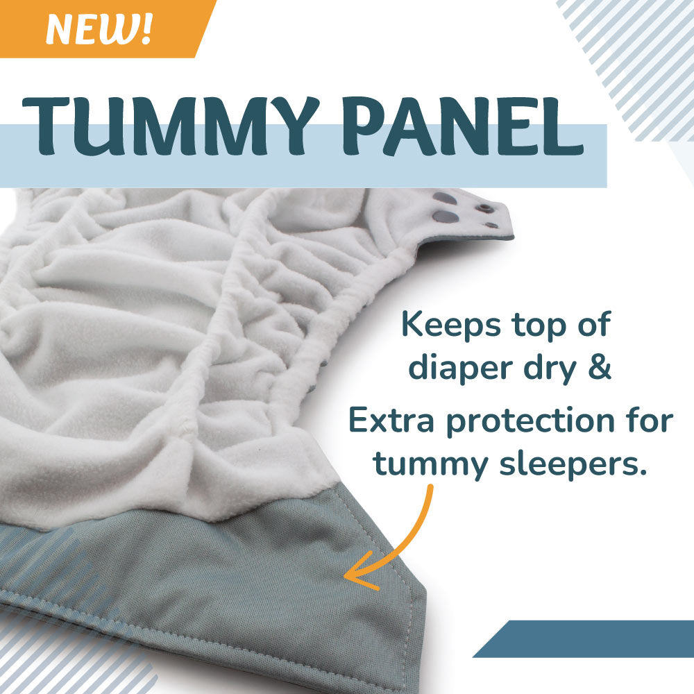 Rumparooz Stay Dry G3 One Size Pocket Cloth Diaper - Sweet Seafoam