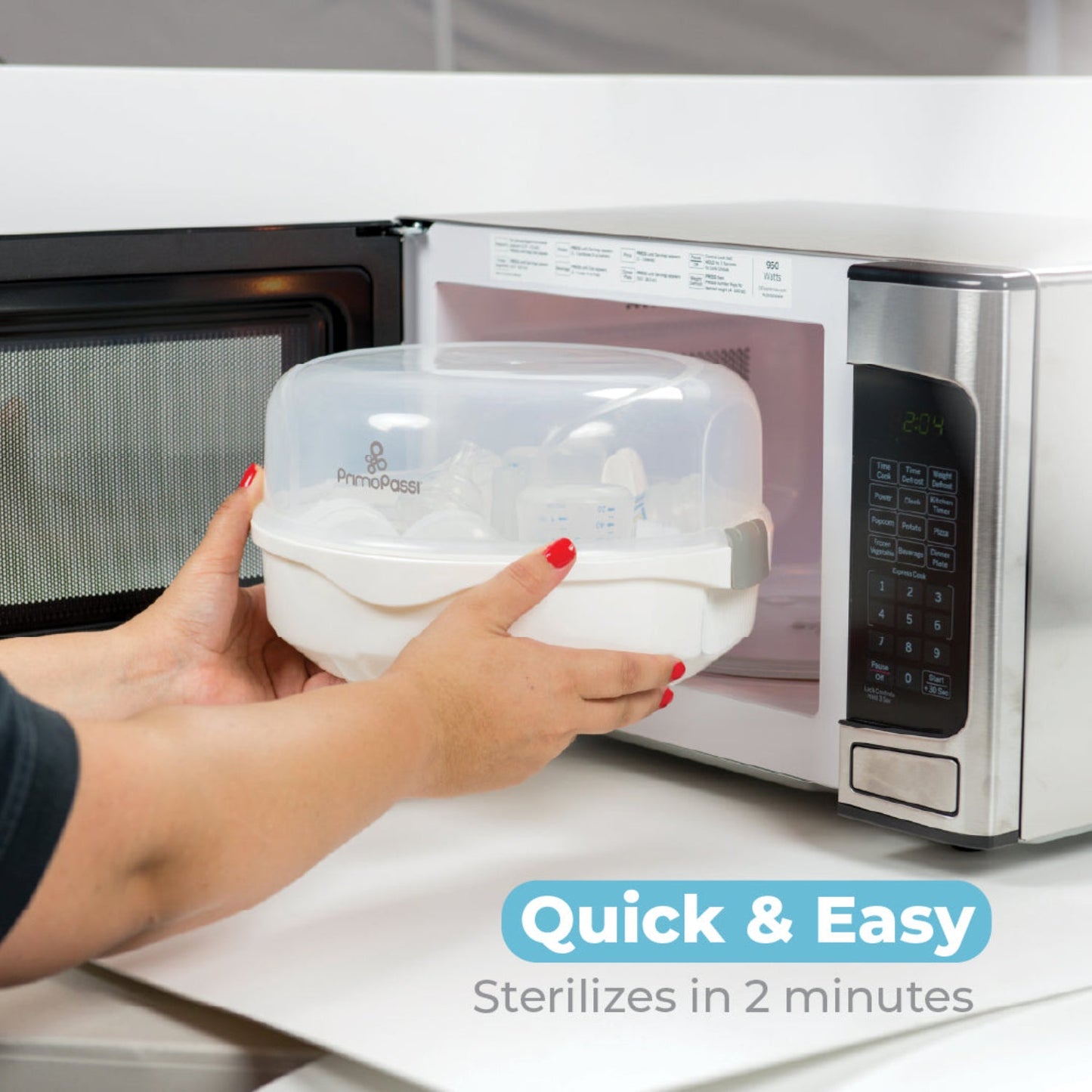 Primo Passi Microwave Baby Bottle Sterilizer