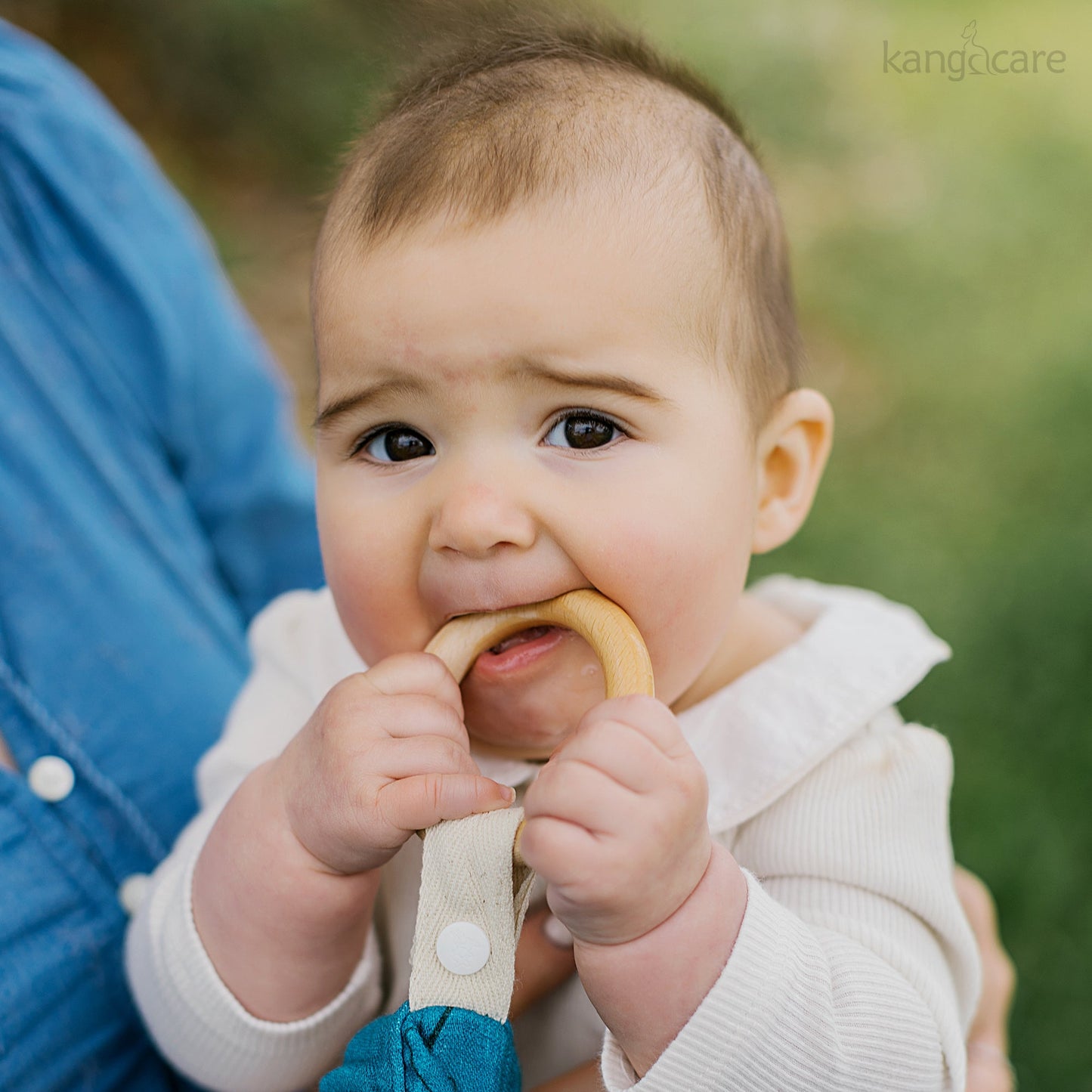 Kanga Care Reversible Teething Blanket Lovey :: Clover