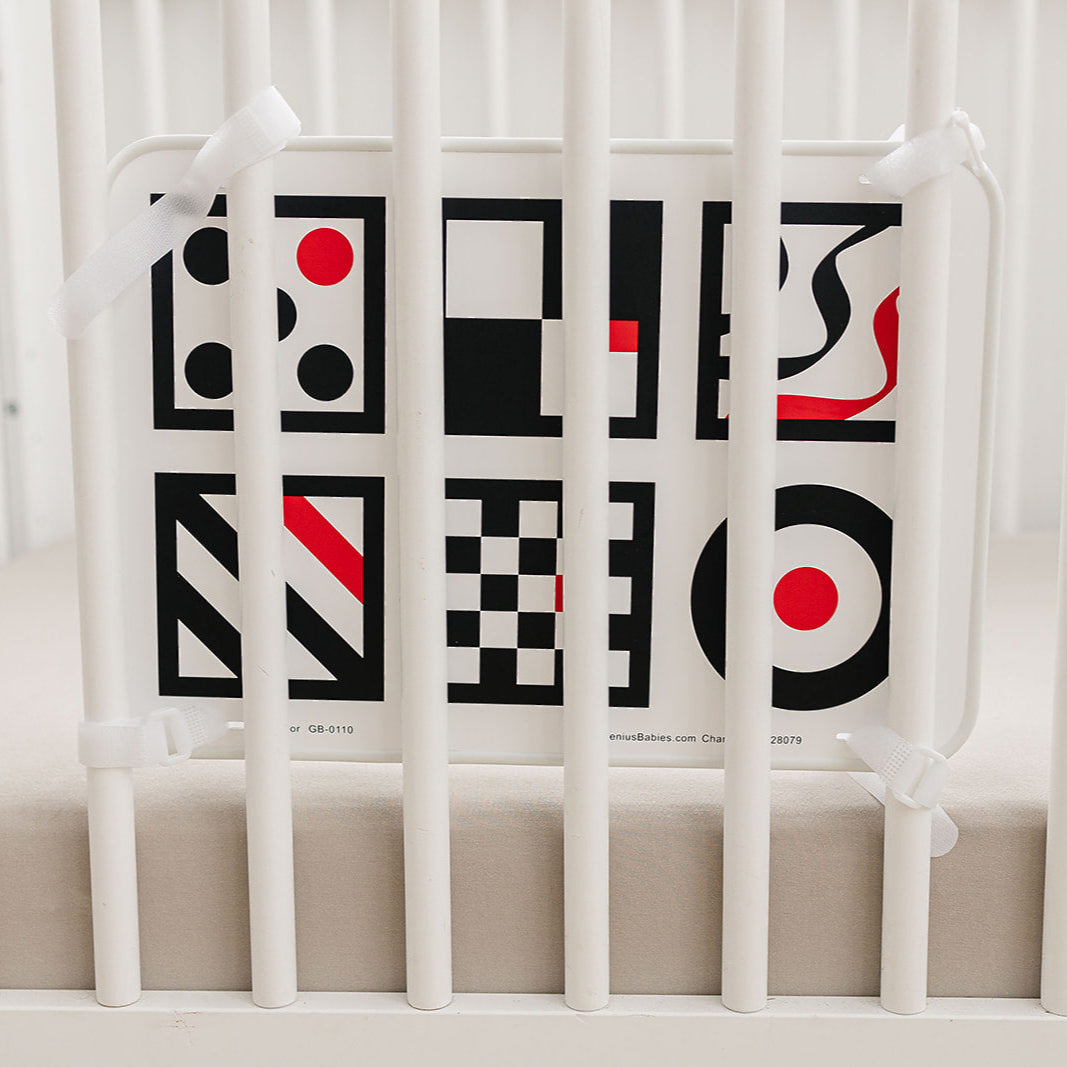 Large, Double-Sided Baby Mirror with High Contrast Images