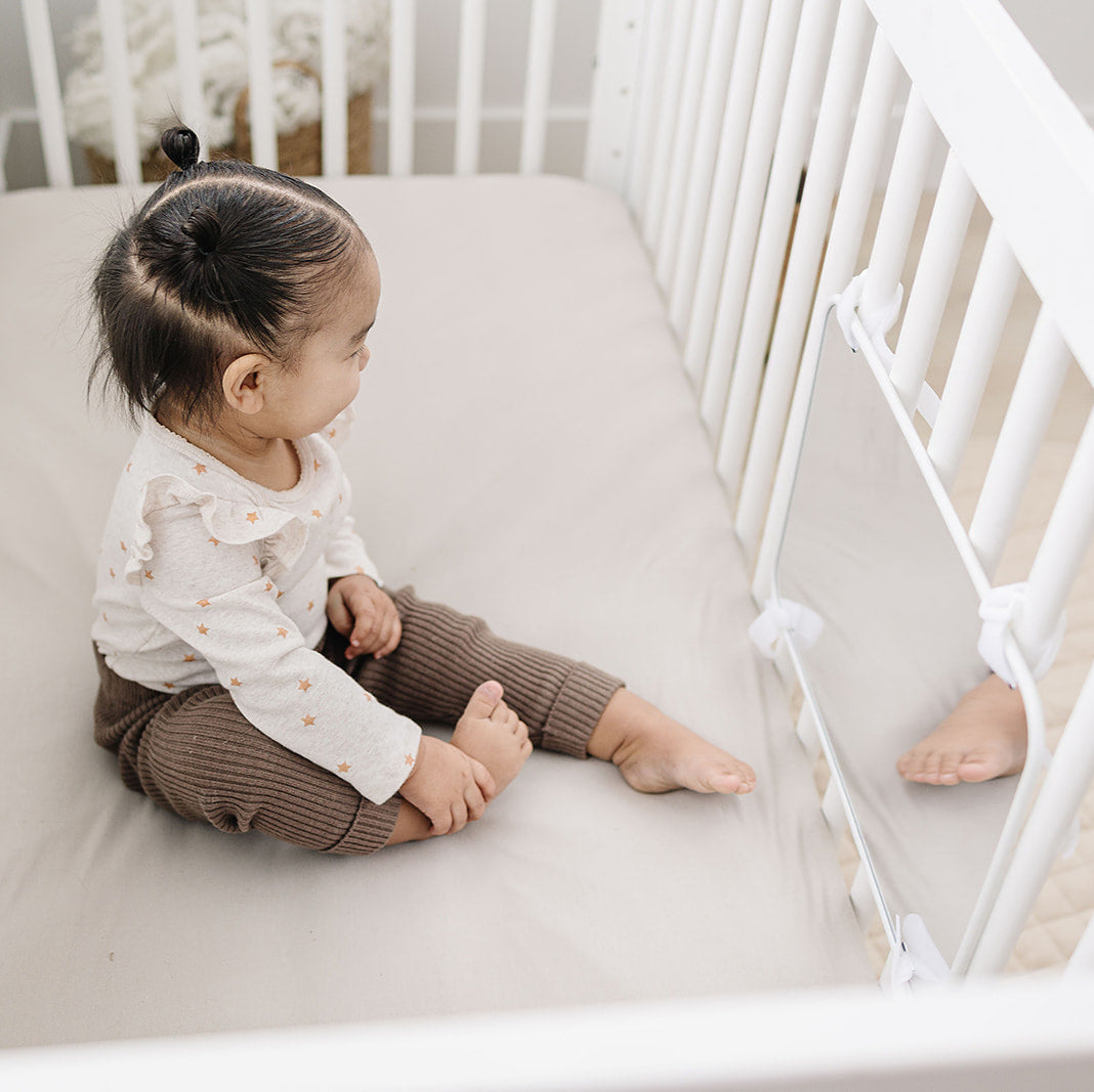 Large, Double-Sided Baby Mirror with High Contrast Images